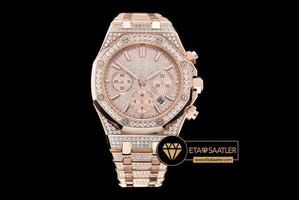 AP0385A - Royal Oak Chronograph 26322O RGRG Diams A7750 - 10.jpg
